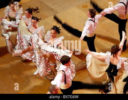 Balle d'opéra, ballet, danse, danseurs, entree, cancan Banque D'Images