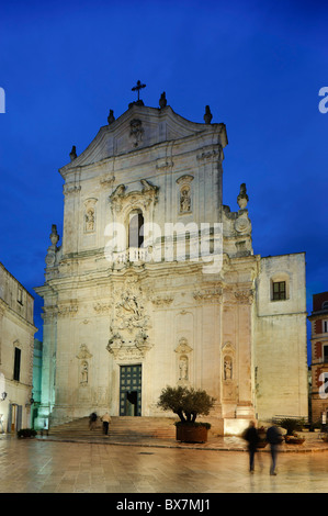 Basilica di San Martino (18e siècle), Martina Franca, Pouilles, Italie Banque D'Images