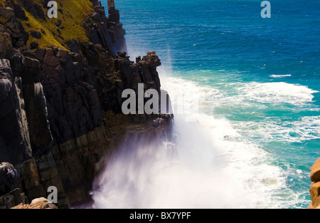 Falaises de Morgan Bay Banque D'Images