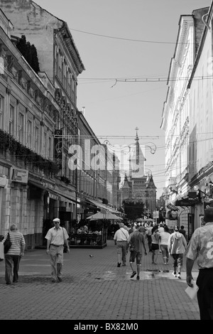 Le centre-ville de Timisoara, Roumanie. Banque D'Images