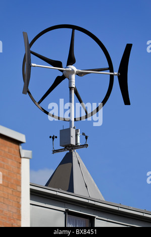 Une éolienne de toit à Londres, Angleterre Banque D'Images