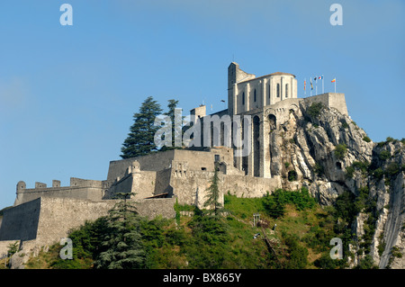 Citadelle médiévale, Fort ou château, Sisteron, Alpes de Haute-Provence, France Banque D'Images