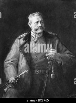 Hindenburg und Beneckendorff, Paul von, 2.10.1847 - , Banque D'Images