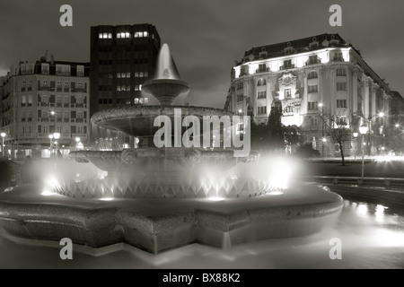 La place Moyua, Bilbao, Bizkaia, Espagne Banque D'Images