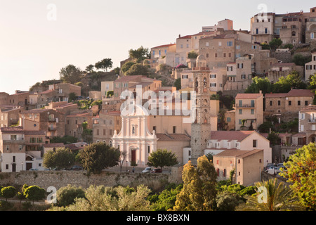 Lumio, Balagne, Corse, France Banque D'Images