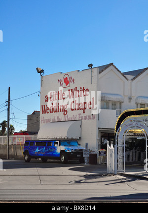 Las Vegas, un Little White Wedding Chapel Banque D'Images