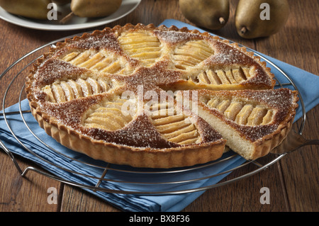 Tarte aux poires. Tarte aux poires Banque D'Images