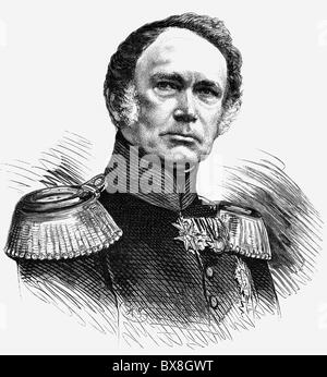 William Frederick, 28.2.1797 - 8.9.1881, Prince des Pays-Bas, portrait, gravure en bois, XIXe siècle, Banque D'Images