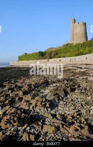 Fort de la Hougue, Saint-Vaast-la-Hougue, Manche, France Banque D'Images