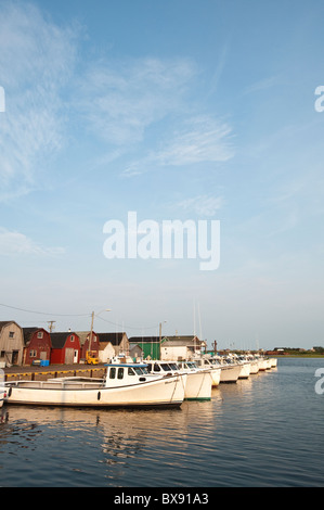 Bateaux de pêche, port de Malpeque, Île-du-Prince-Édouard, Maritimes, canada. Banque D'Images