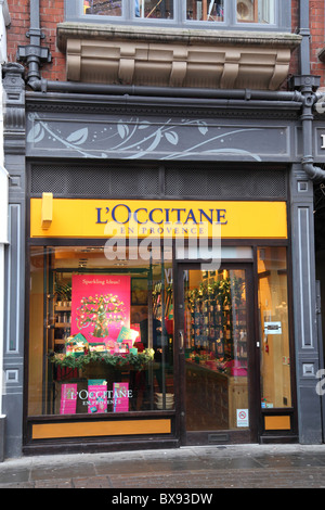 A L'Occitane en Provence store à Nottingham, Angleterre, Royaume-Uni Banque D'Images