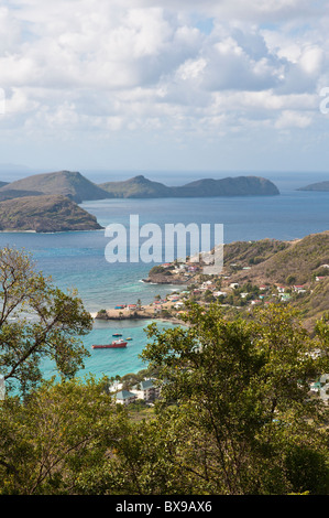 Baie d'amitié, Bequia, St Vincent & les Grenadines. Banque D'Images