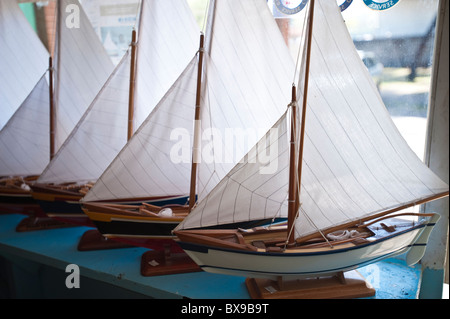 Bateau à construire, Bequia, St Vincent & les Grenadines. Banque D'Images