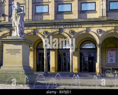 Statue de William Etty à l'extérieur de la City Art Gallery Exhibition Square York North Yorkshire Angleterre Royaume-Uni Royaume-Uni GB Banque D'Images