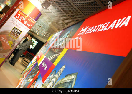 Bratislava au MIPIM Cannes France 2009 Banque D'Images