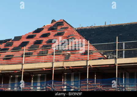 Préparation d'un site pour la construction du sud de Greenwich London UK Banque D'Images