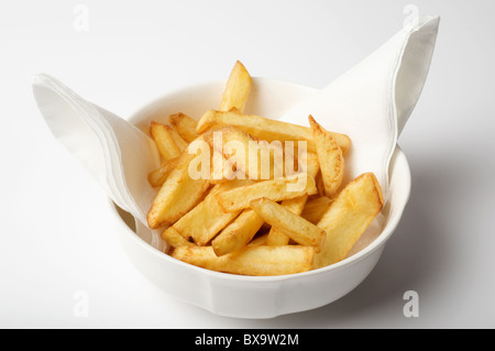 Chips de pomme de terre maison Banque D'Images
