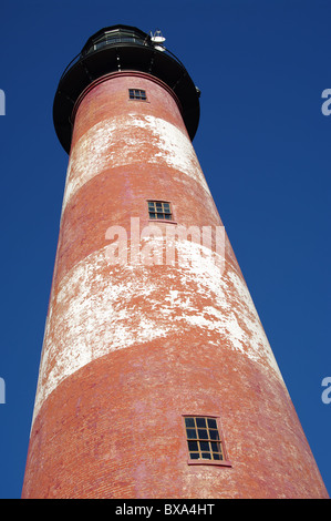 Phare en brique rouge Banque D'Images