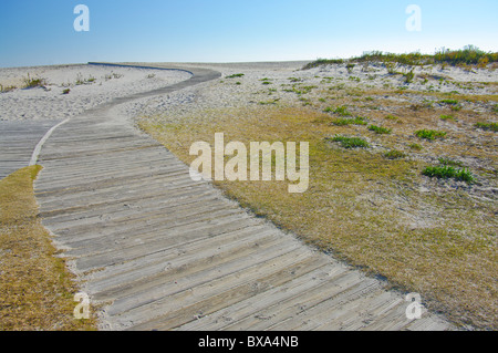 Promenade de la plage Banque D'Images