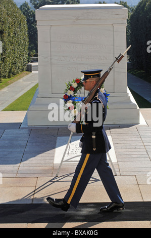 Tombe du Soldat inconnu, Arlington, États-Unis Banque D'Images
