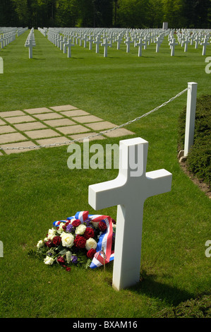 Luxembourg cimetière militaire américain d'Luxembourghamm, Luxembourg Banque D'Images