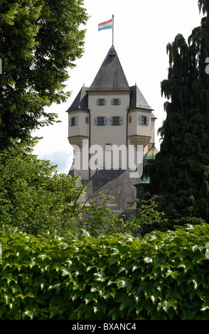 Château de Berg, la résidence du Grand-duc de Luxembourg, Colmar-Berg, Luxembourg Banque D'Images