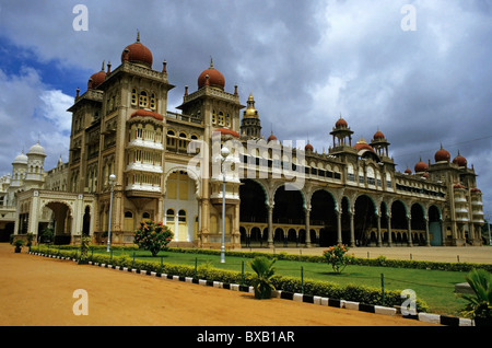 Le Palais de Mysore, Mysore, Inde. - Également connu sous le nom de Maharaja's palace Banque D'Images