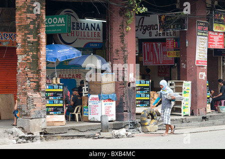 Scène de rue colon, Cebu City, Philippines Banque D'Images