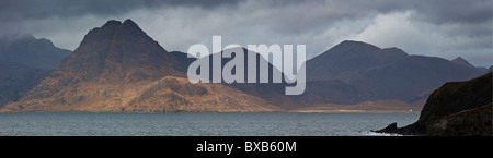 Le Sud de l'Arc de la montagnes Cuillin de Elgol, île de Skye, Écosse Banque D'Images