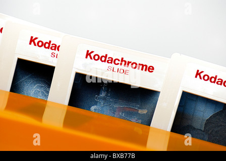 Les diapositives Kodachrome 64 Banque D'Images