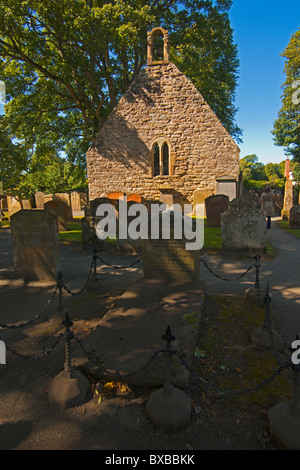 Auld Kirk Alloway, Ayr, Ayrshire, Ecosse, Strathclyde, Août 2010 Banque D'Images