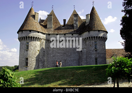 Chateau Monbazillac, Dordogne, Aquitaine, France, Europe Banque D'Images