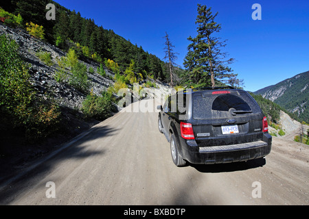 Route de l'Heckman Passer à la vallée de Bella Coola, Canada Banque D'Images