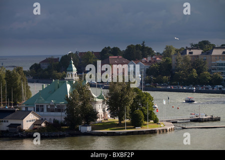 Port de Helsinki, Finlande Banque D'Images