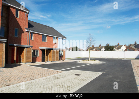 Nouveaux logements au South Lynn millénaire de développement communautaire dans Kings Lynn. Banque D'Images