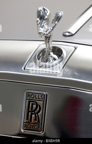 Emily hood ornament et logo de la Rolls-Royce fabricant automobile, qui fait partie du groupe BMW, à la 63. Internationale Banque D'Images
