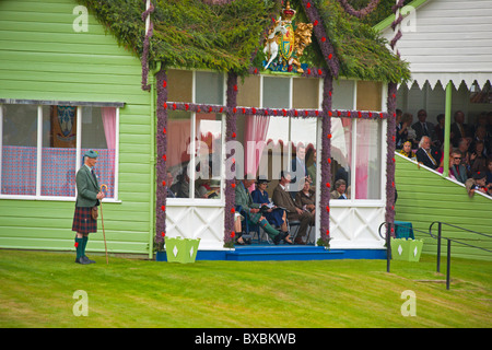 Braemar Highland Gathering, Royal parti, dans l'Aberdeenshire, Ecosse, Banque D'Images