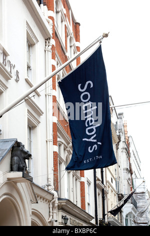 Maison de vente aux enchères Sotheby's à Londres, Angleterre, Royaume-Uni, Europe Banque D'Images