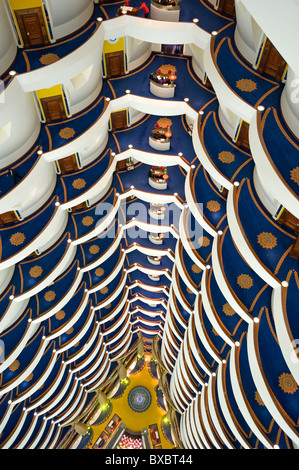 L'hôtel de luxe Burj Al Arab, Dubaï, Émirats Arabes Unis Banque D'Images