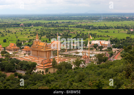 Udong, province de Kandal. Le Cambodge. Asie Banque D'Images