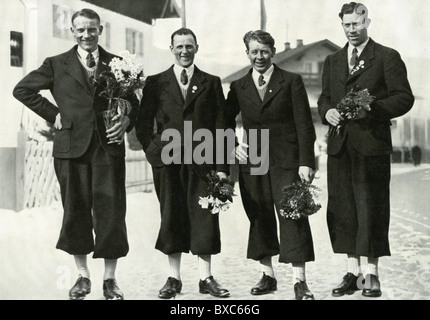 Sports, sports d'hiver, ski, IV Jeux Olympiques d'hiver, Garmisch Partenkirchen, ski de fond, 1936, droits supplémentaires-Clearences-non disponible Banque D'Images