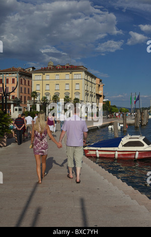 Salò, Lac de Garde, Italie Banque D'Images