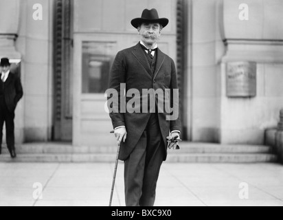 Explorateur de l'Arctique, Robert Peary (1856 - 1920) - l'US Navy officer qui prétend avoir atteint le pôle Nord en avril 1909. Banque D'Images