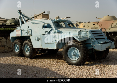 BTR-152 Véhicule Blindé au Corps blindé israélien Musée à Latroun, Israël Banque D'Images