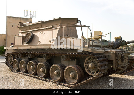 Centurion Beach Véhicules blindés de véhicule au Musée du Corps blindé israélien à Latroun, Israël Banque D'Images