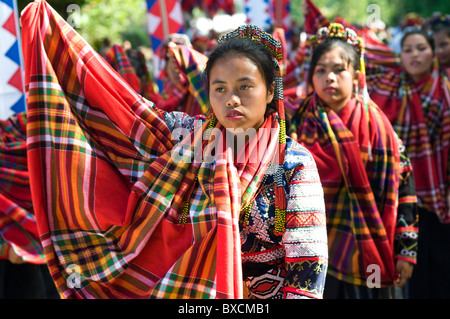 T'boli festival tribal, Le Lac Sebu, Cotabatu Sud, Mindanao, Philippines Banque D'Images