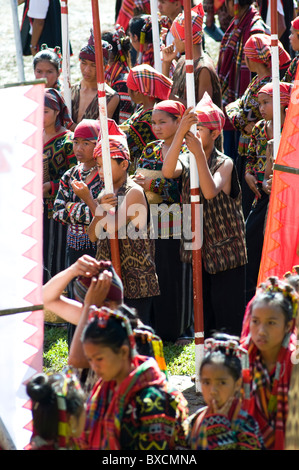 T'boli festival tribal, Le Lac Sebu, Cotabatu Sud, Mindanao, Philippines Banque D'Images