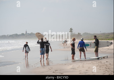 Playa Nosara Beach à San Jose Costa Rica Banque D'Images