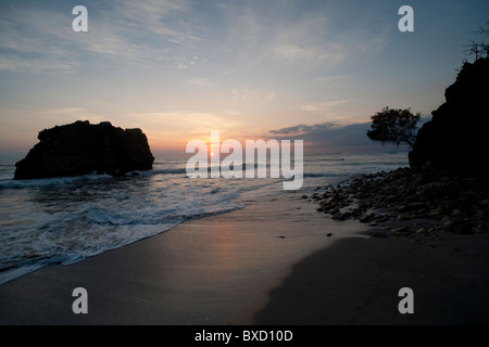 Péninsule de Nicoya seascape à San Jose Costa Rica Banque D'Images