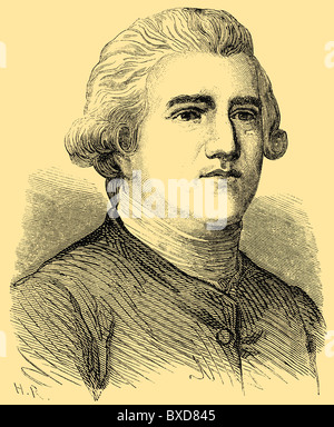 Josiah Wedgwood (1730 - 1795), anglais potter, crédité de l'industrialisation de la fabrication de poterie Banque D'Images